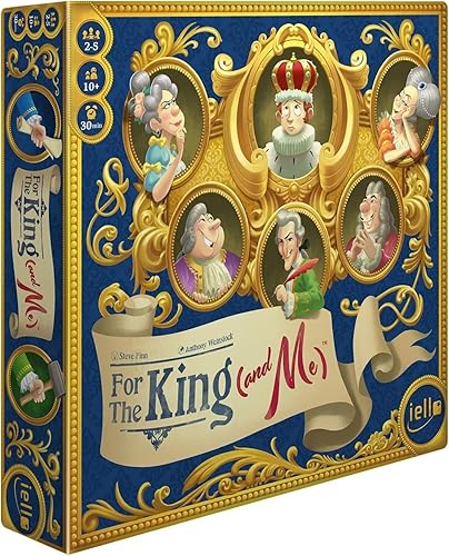 Miniatura 4 de IELLO para The King (and Me), juego de mesa de estrategia, un tema cómico que le encantará a toda la familia, mecánica de subastas y colecciones,