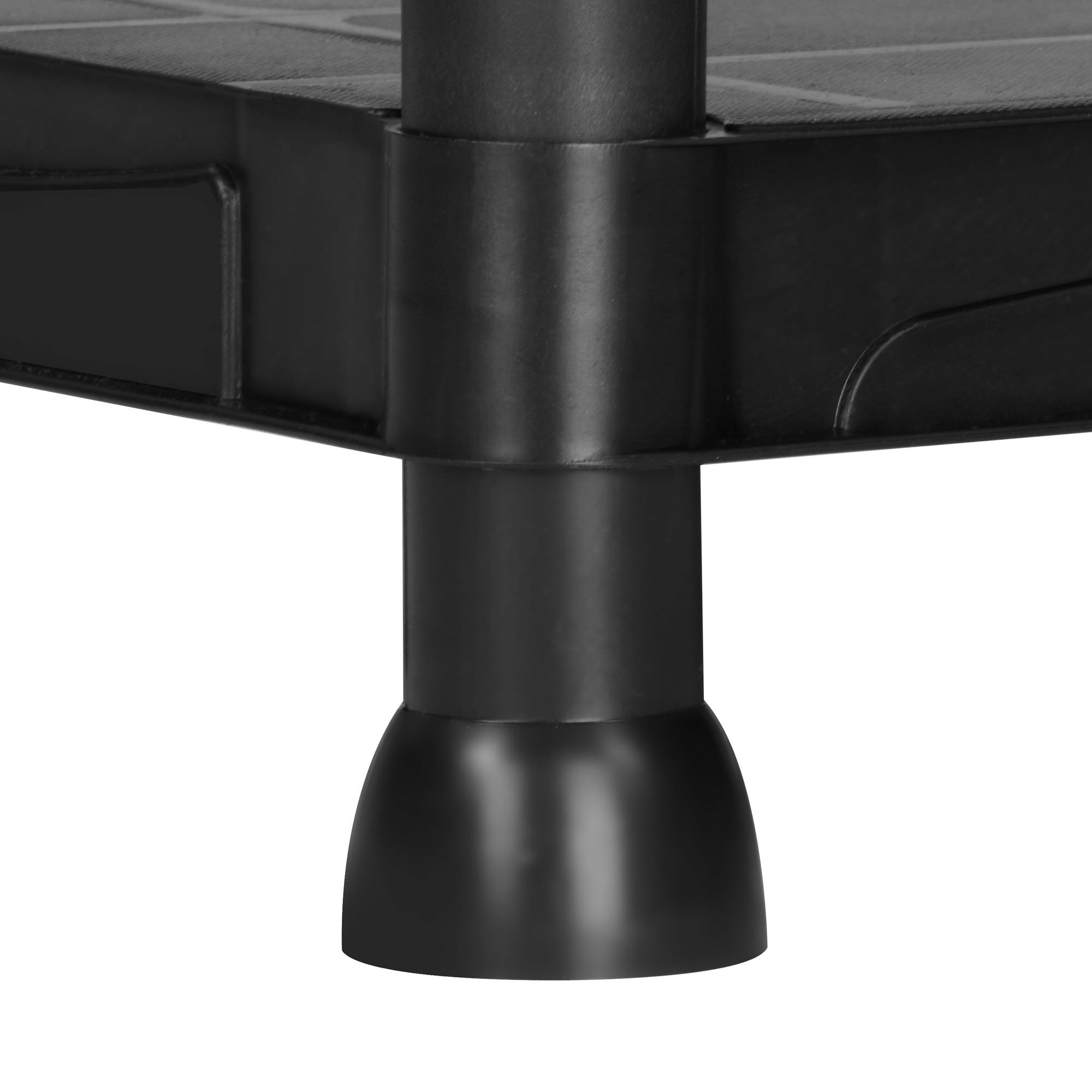 VonHaus 4 Tier Plastic Shelving Unit Weatherproof Shed Storage