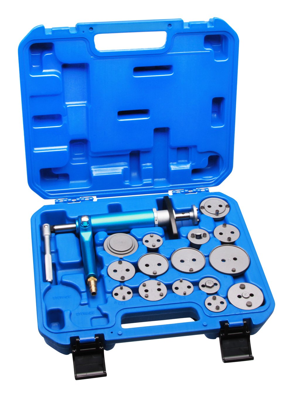 Gearzaar Druckluft Bremskolbenrücksteller – Universal-Werkzeugset Mit 22 Adaptern, 5 Jahre Garantie