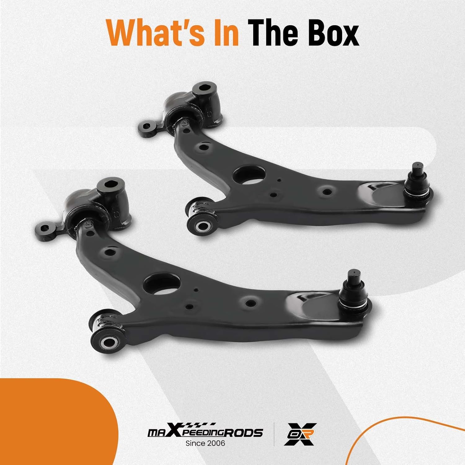 maXpeedingrods 2Pc Front Lower Control Arm w/Ball Joint for Mazda 6 2014-2020 CX-5 CX5 2013-2016, CMS761213 CMS761214 Suspension Kit