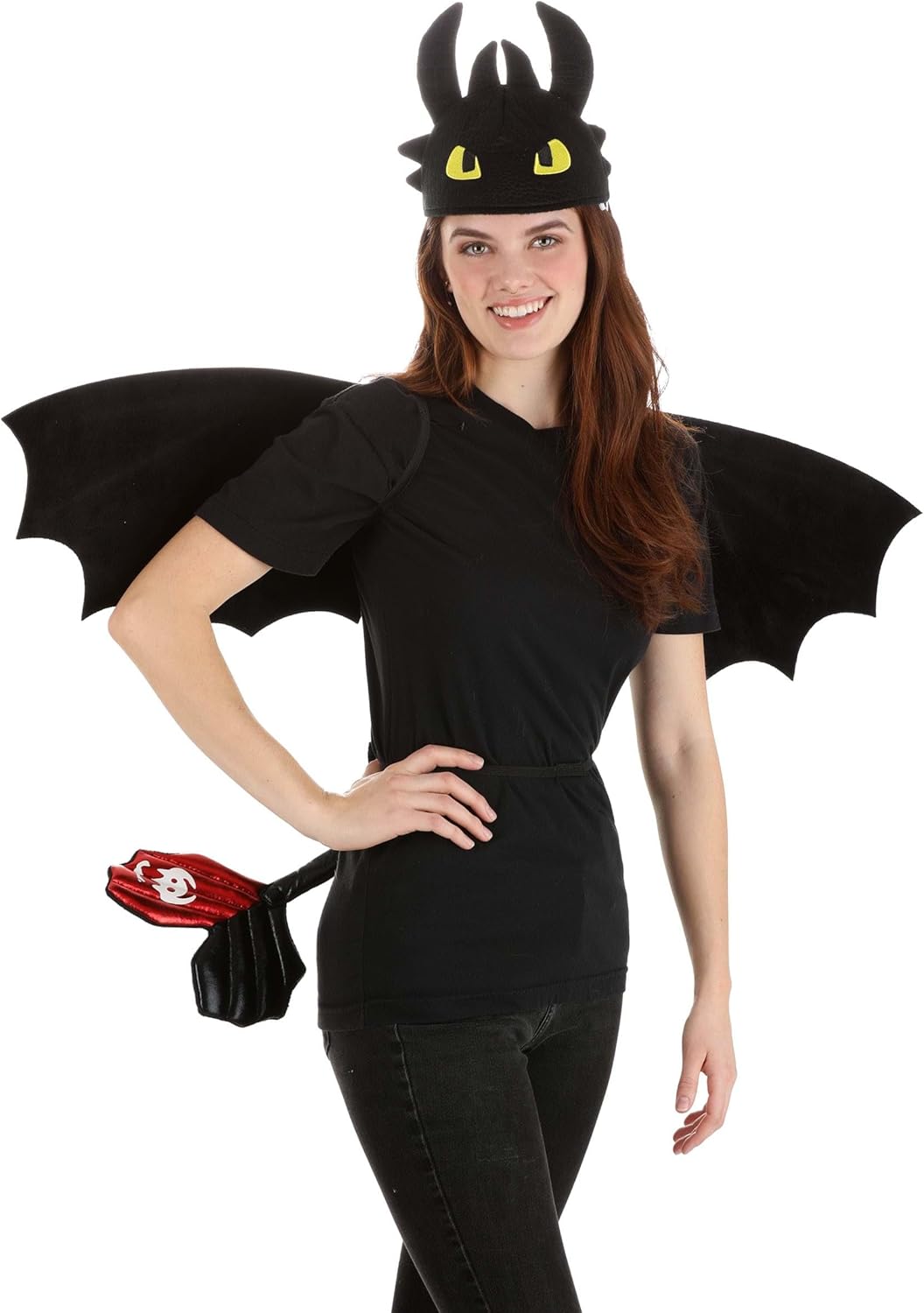 Fun Costumes How to Train Your Dragon Toothless Costume Accessory Kit - Standard - Black