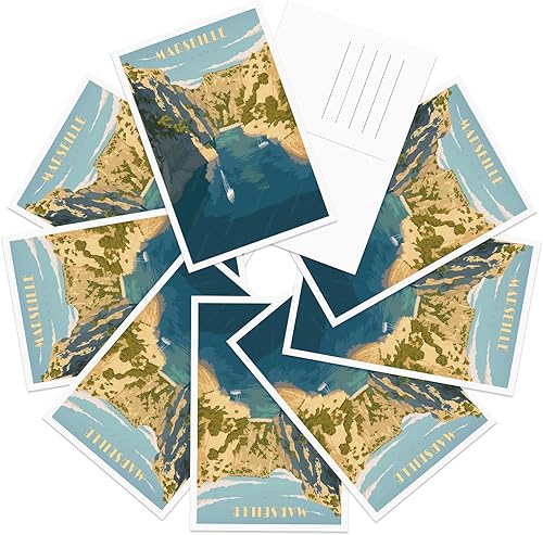 Miniatura 13 de gaeaverse Cartagena Colombia Postales de paisaje vintage 9 unids/set Ciudades del Mundo Tarjetas de felicitación para viajes de negocios