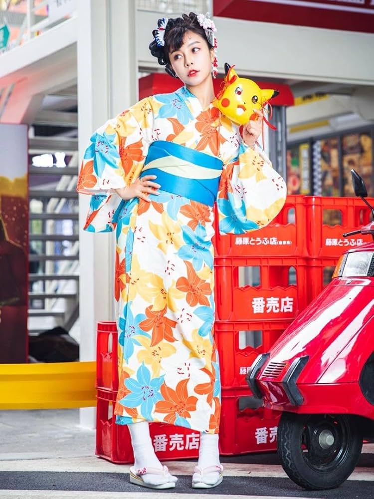 ご依頼品　浴衣　羽織 楽天市場】CV Select【シーブイセレクト】浴衣5点セット(浴衣+帯