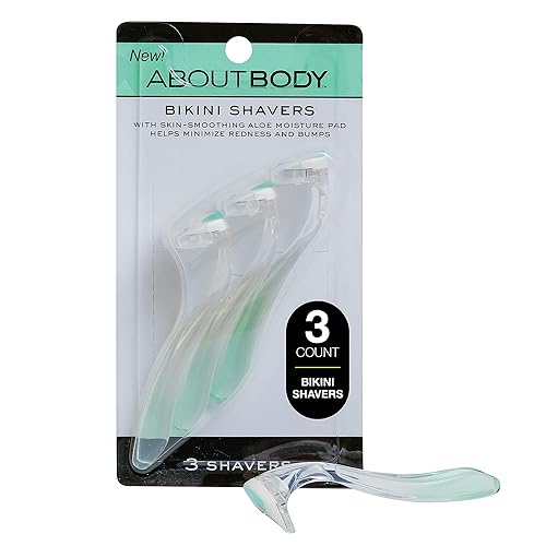 Kai About Body - Afeitadoras de bikini suaves para afeitar recortar y exfoliar incluye 3 peluqueros de belleza
