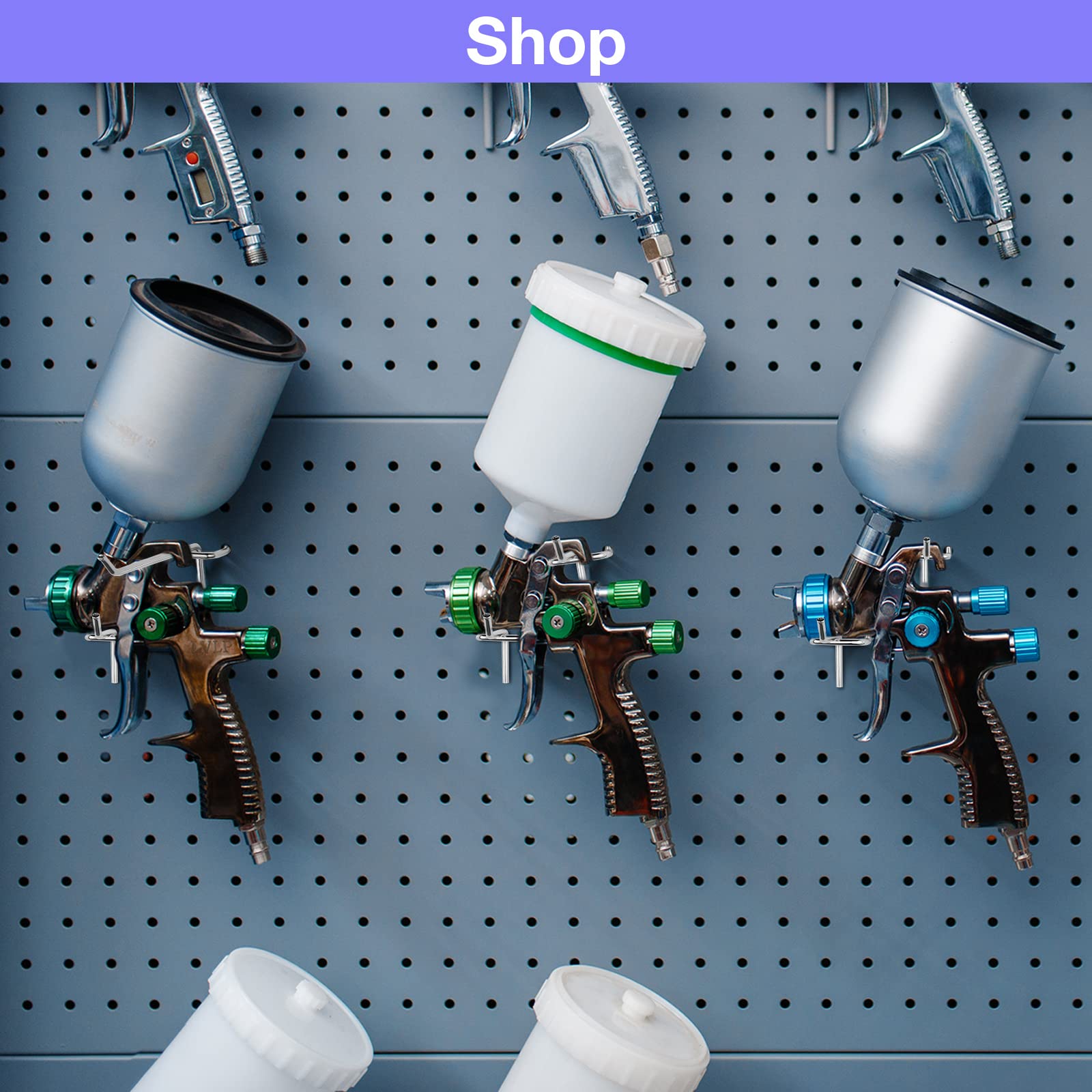 150 Pegboard Hooks - Organize Your Tools & More -5 150 Pegboard Hooks - Organize Your Tools & More -5