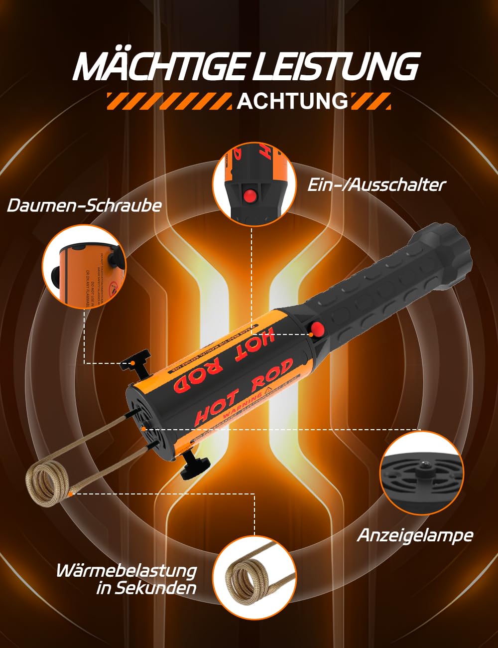 Kit de chauffage à induction professionnel 1200 W 220 V - Dissolvant magnétique de rouille avec 3 bobines à induction - Dissolvant vis à induction pour les réparations automobiles et CVC