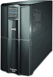 SMT3000C APC 3000VA Smart-UPS with SmartConnect, Pure Sinewave UPS Battery Backup, Line Interactive, 120V Uninterruptible Power Supply, Black