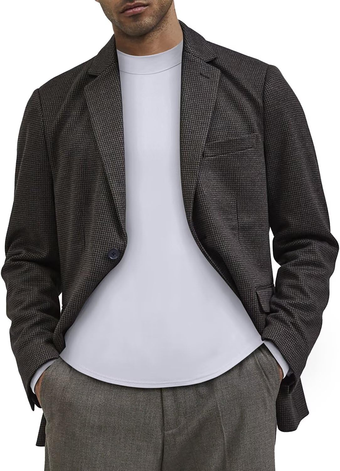 Men's Fashion Shirts Long Sleeve Mock Turtleneck T-Shirts Casual Thermal Undershirt Tops - Image 4