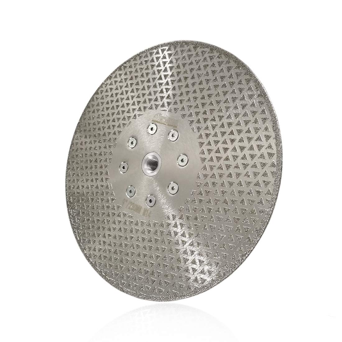 SHDIATOOL Disco Diamante 2 Piezas 230mm M14 Electrochapado Hoja de Sierra para Corte y Esmerilado Piedra Granito Mármol Azulejo