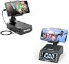 TechGlow L40 Speaker Stand with Power Bank-Black and L36 Speaker Stand with Charging Station
