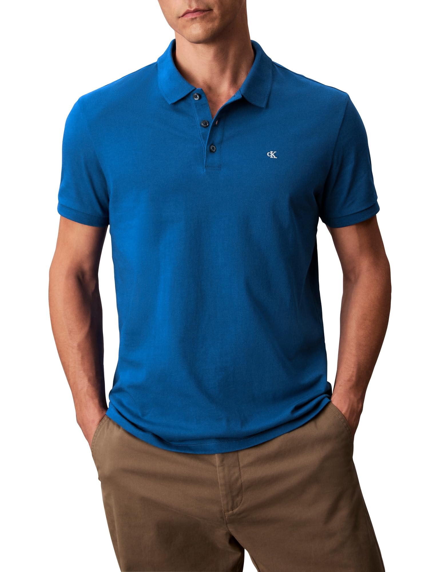 Short Sleeve Smooth Cotton Polo