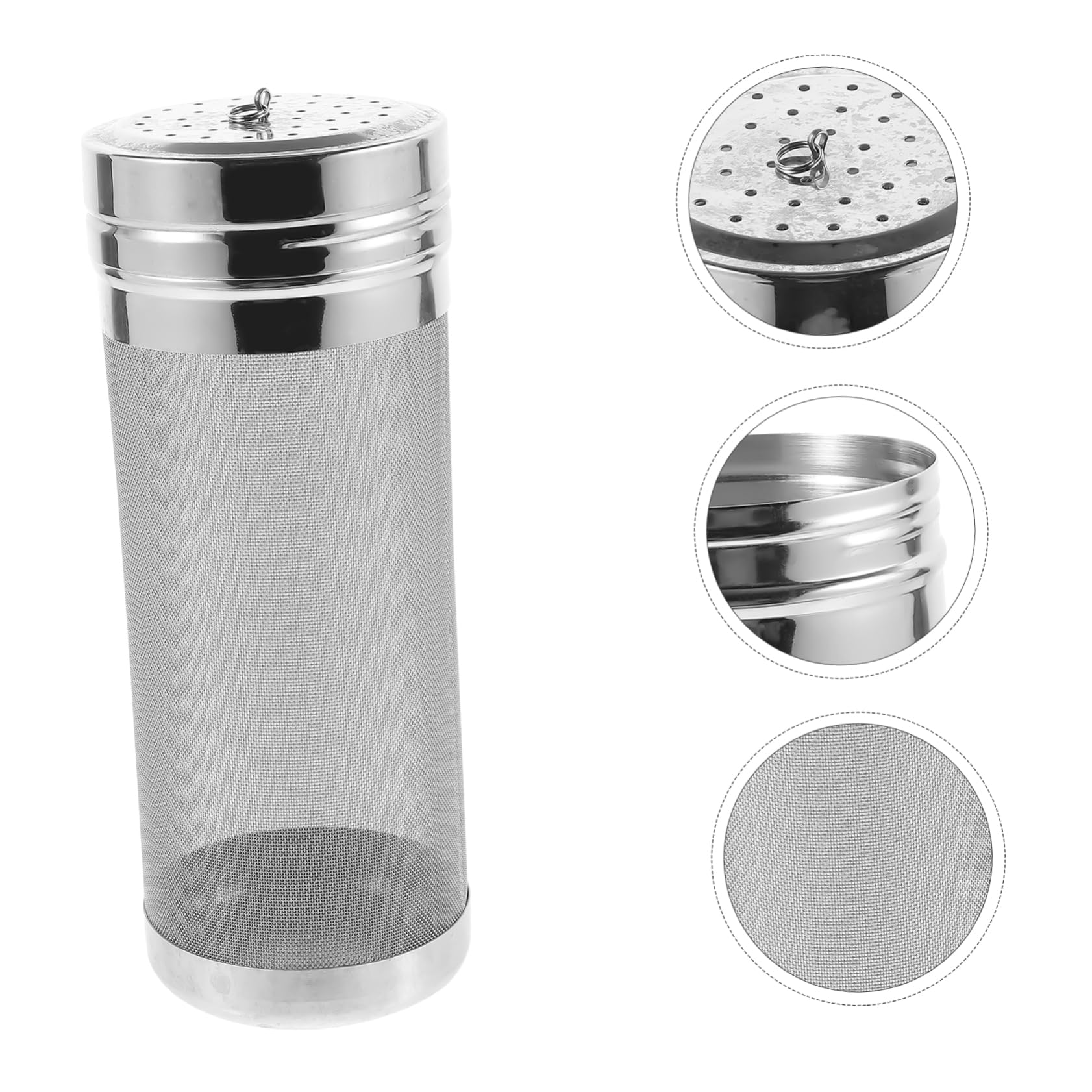 Cabilock Stainless Steel Filter for Home Brewing Strainer for Beer and Tea Reusable Design for Efficient Filtering