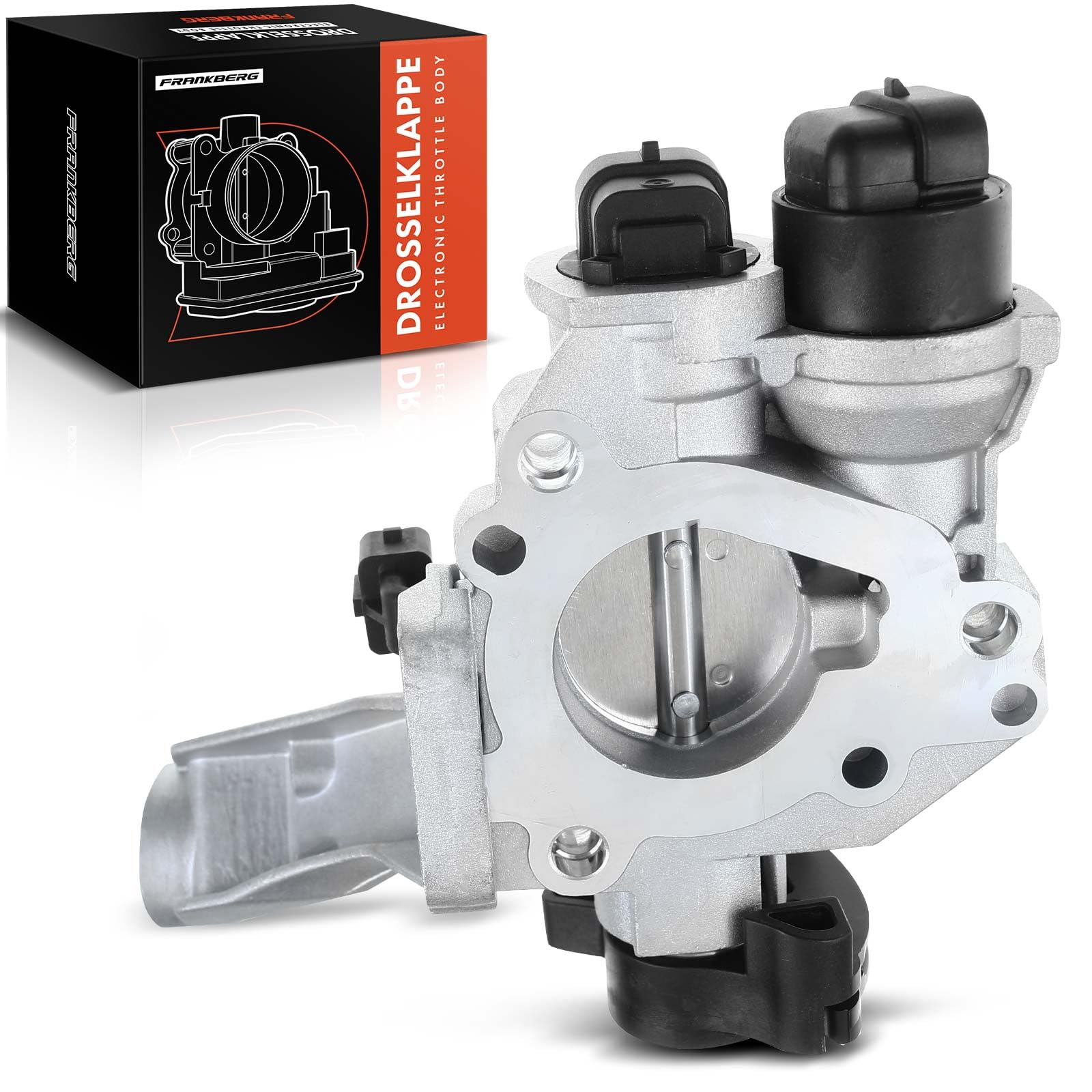 Frankberg Válvula de mariposa Cuerpo de mariposa Compatible con Twingo I C06 1.2 16V Kangoo KC0/1 1.2 Clio III BR0/1 CR0/1 1.2 16V Clio II BB CB 1.2 Replace# 7700108120