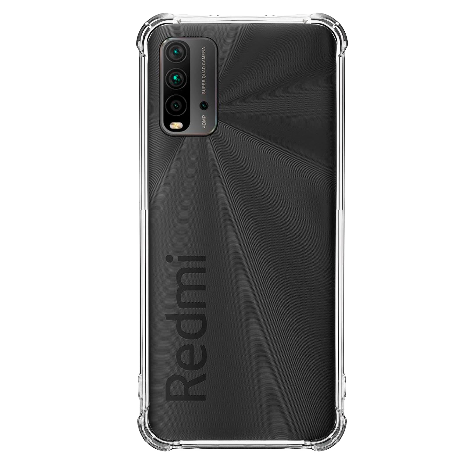 TheApallio Shockproof Clear Bumper Back Cover Case for Redmi 9 Power |360 Degree Soft Transparent Back Cover Case for Redmi 9 Power (Transparent)