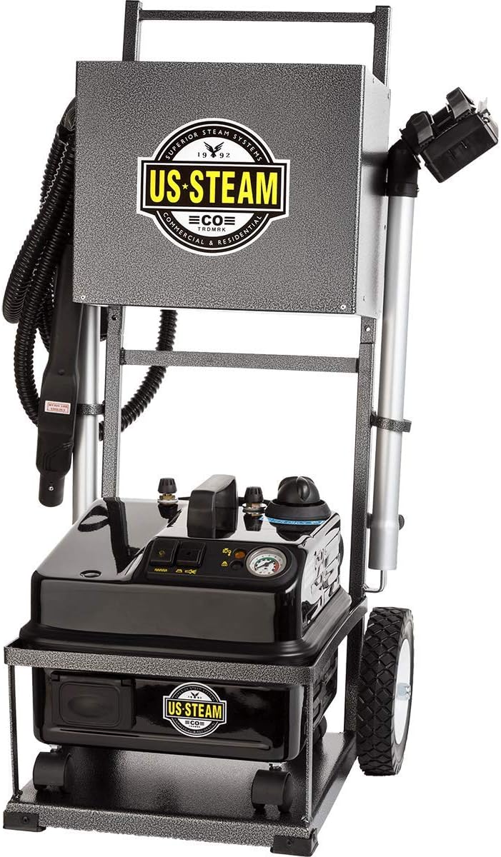 US Steam US6100 Eagle Vapor Commercial Steam Cleaner with Cart