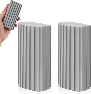 2pcs Dust Cleaning Sponge, Double-Sided Damp Clean Duster Sponge Duster Cleaning Tool Reusable Damp Duster Wet Duster Sponge for Home Room Kitchen Cleaning