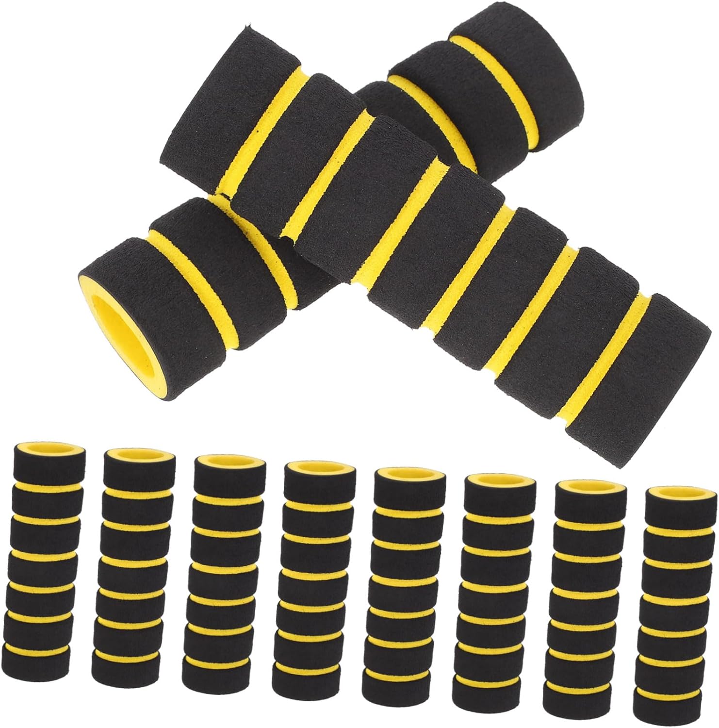 Mikinona 10Pcs Roller Tubes Covers for Gym Equipment Ab Training Accessory Replacement for Leg Extension Machines Weightlifting Benches Durable Lightweight Design