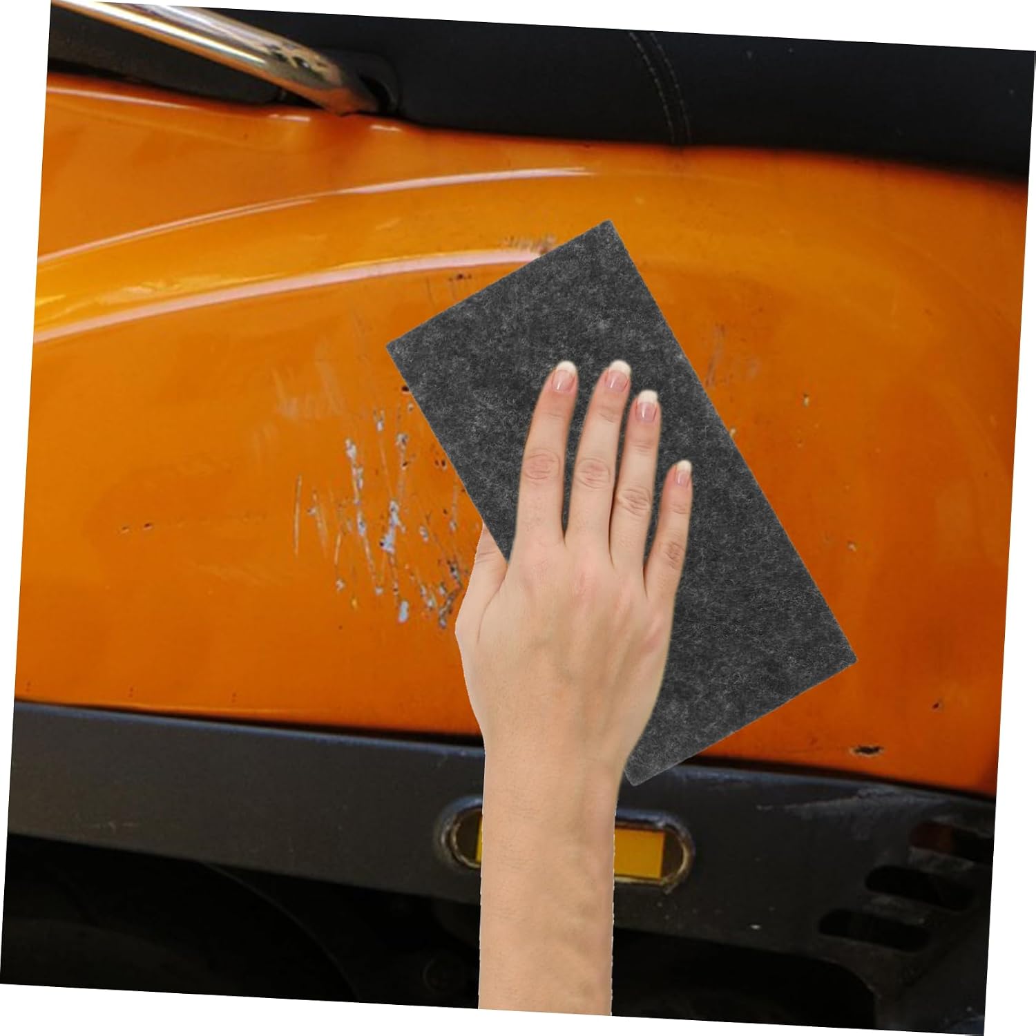 4Pcs Car Scratch Nano Sparkle Cloth Vehicle Scratch Repair Tool for Auto Restoration Convenient and Sturdy Design for Various Car Types