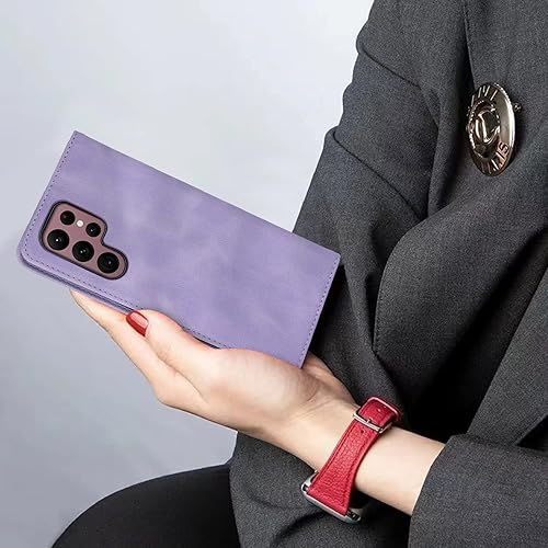 Miniatura 6 de Havaya Funda Glaxy S22 Ultra Wallet con tarjetero S22 Ultra para Samsung Galaxy S22 Ultra, funda con tapa para teléfono con ranuras para tarjetas de