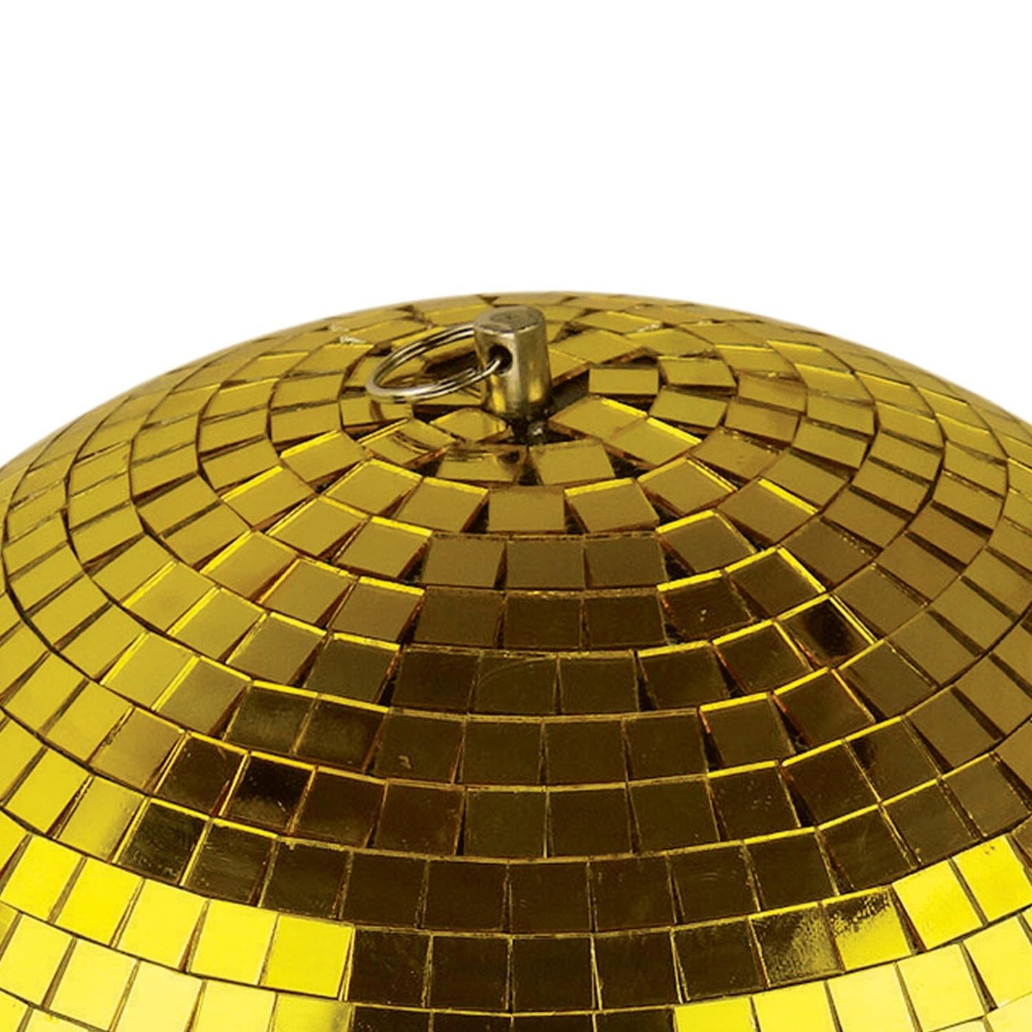 Boule à Facette Gold 30 Cm FxLab - avec Facettes en verre miroir poli coloré (10mm x 10mm)