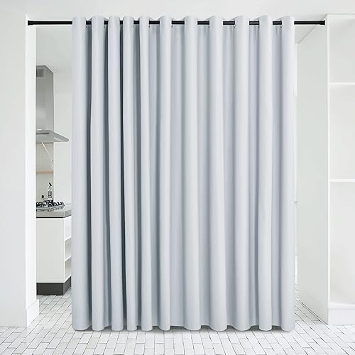 Vista 339 de NICETOWN - Cortina divisora que reduce el ruido para loft, habitación, sótano, hospital, clínica, laboratorio, cubículo, pantalla de privacidad