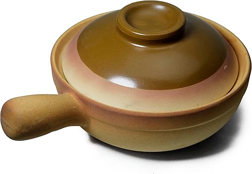 Miniatura 2 de Cuencos de cazuela de sopa de cebolla francesa Vajilla Retro Arcilla Cerámica con Tapa Cocinar Sopa Shaguo (mango DR19cm)