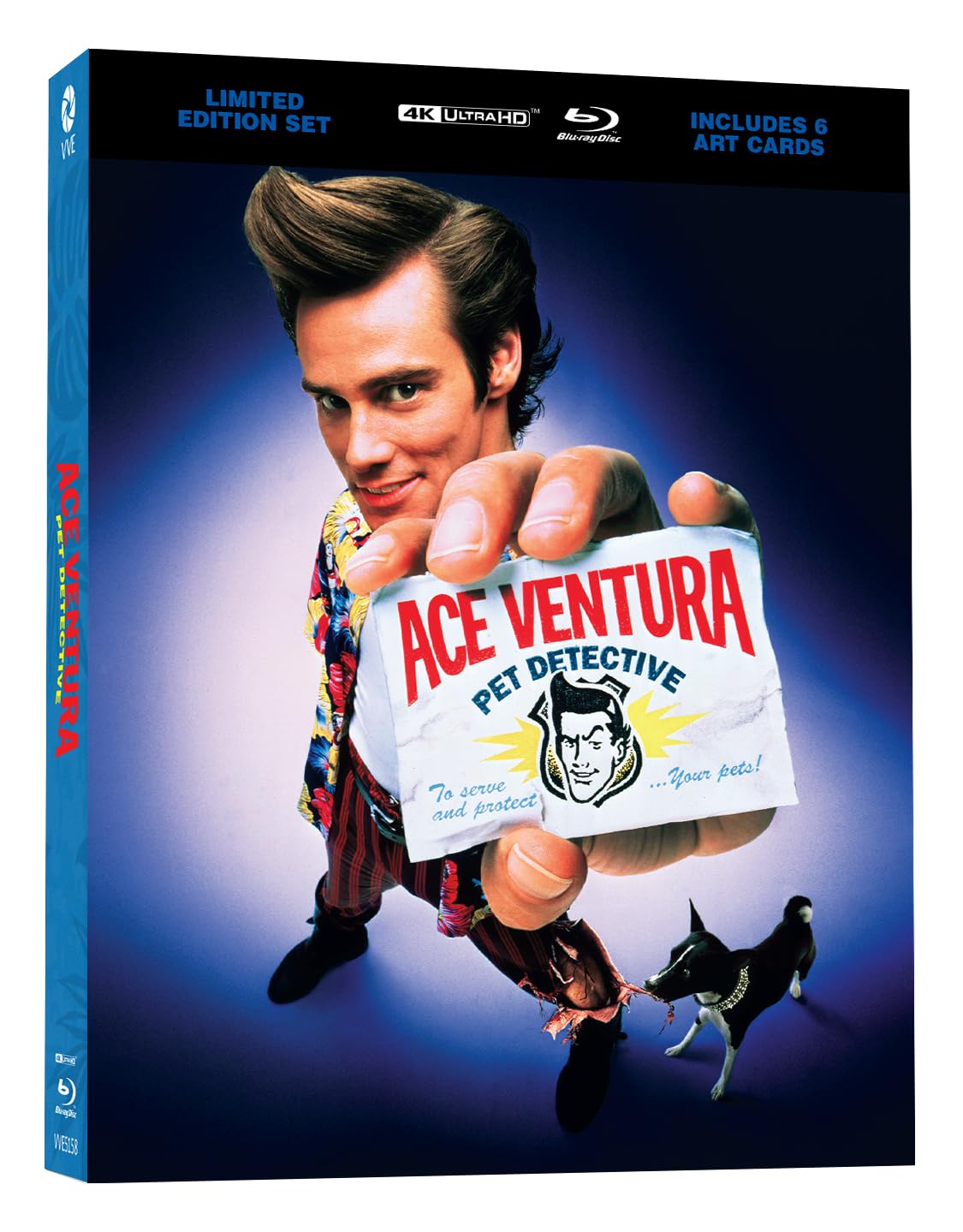 Ace Ventura Pet Detective - Limited Edition 4K + BLU-RAY (Steelbook + Lenticular Hardcover + Art Cards)