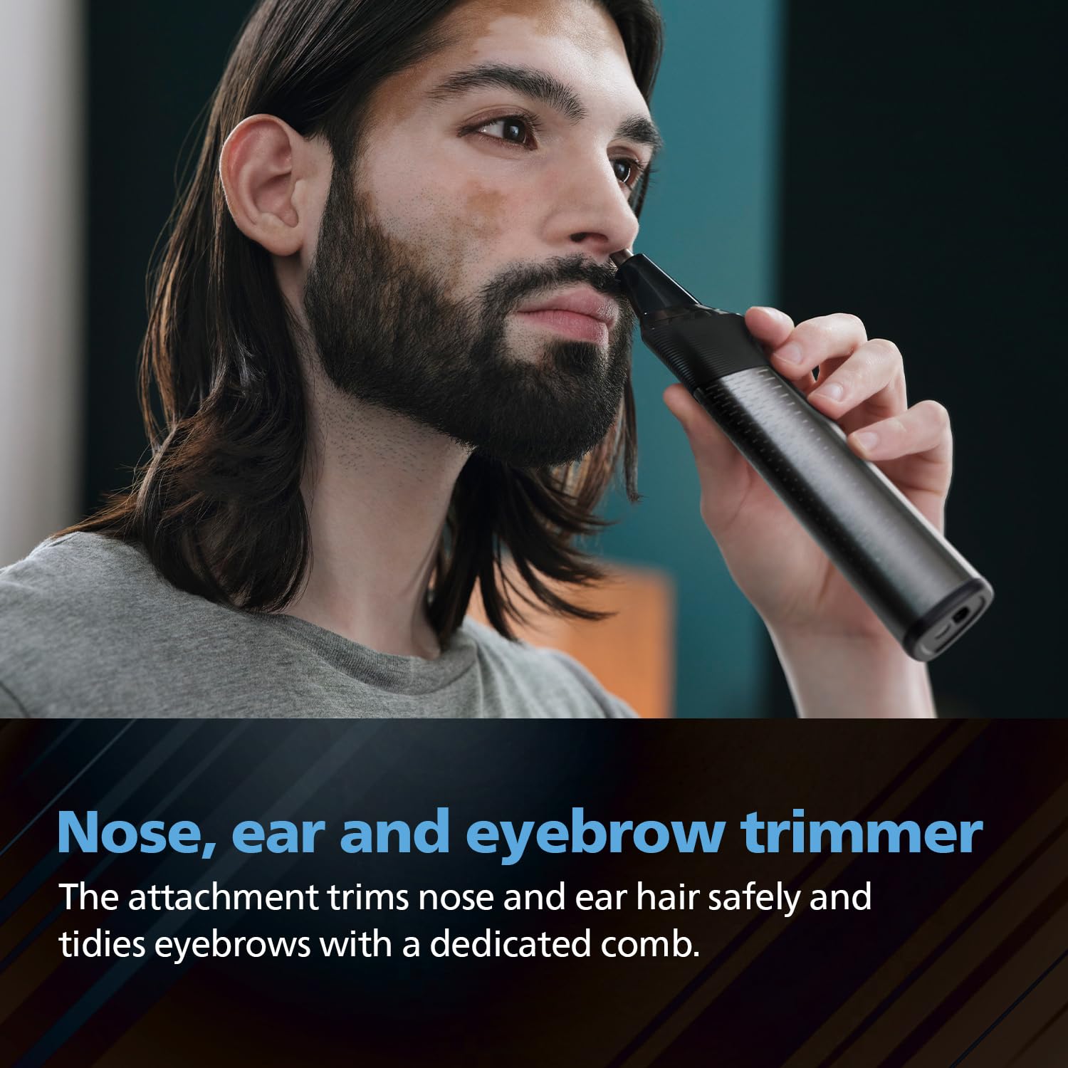 PHILIPS All Metal Stainless Steel Ultra Precision Pro Battery Powered,Rechargeable All-In-One Trimmer For Men|Head To Toe Multi-Groomer|120Min Run Time I Quick Charge|Mg9551/65 : Amazon.in: Health & Personal Care
