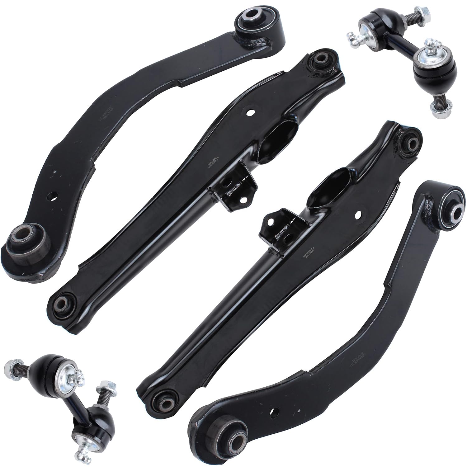 Detroit Axle - 6pc Rear Control Arms Kit for 2007-2009 Dodge Caliber