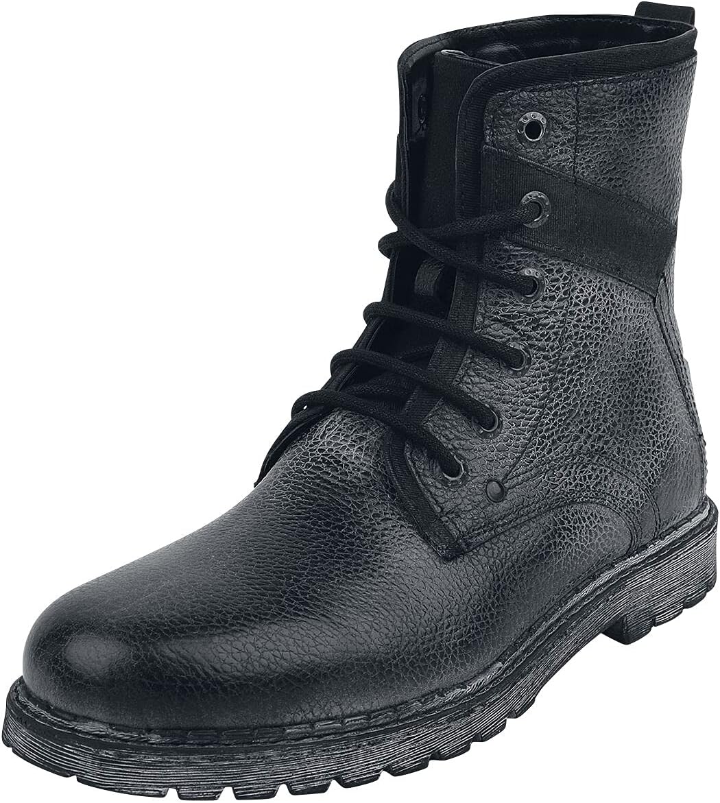 Black Premium by EMP Road Man Men Biker Boot Black EU46, Leather, Regular