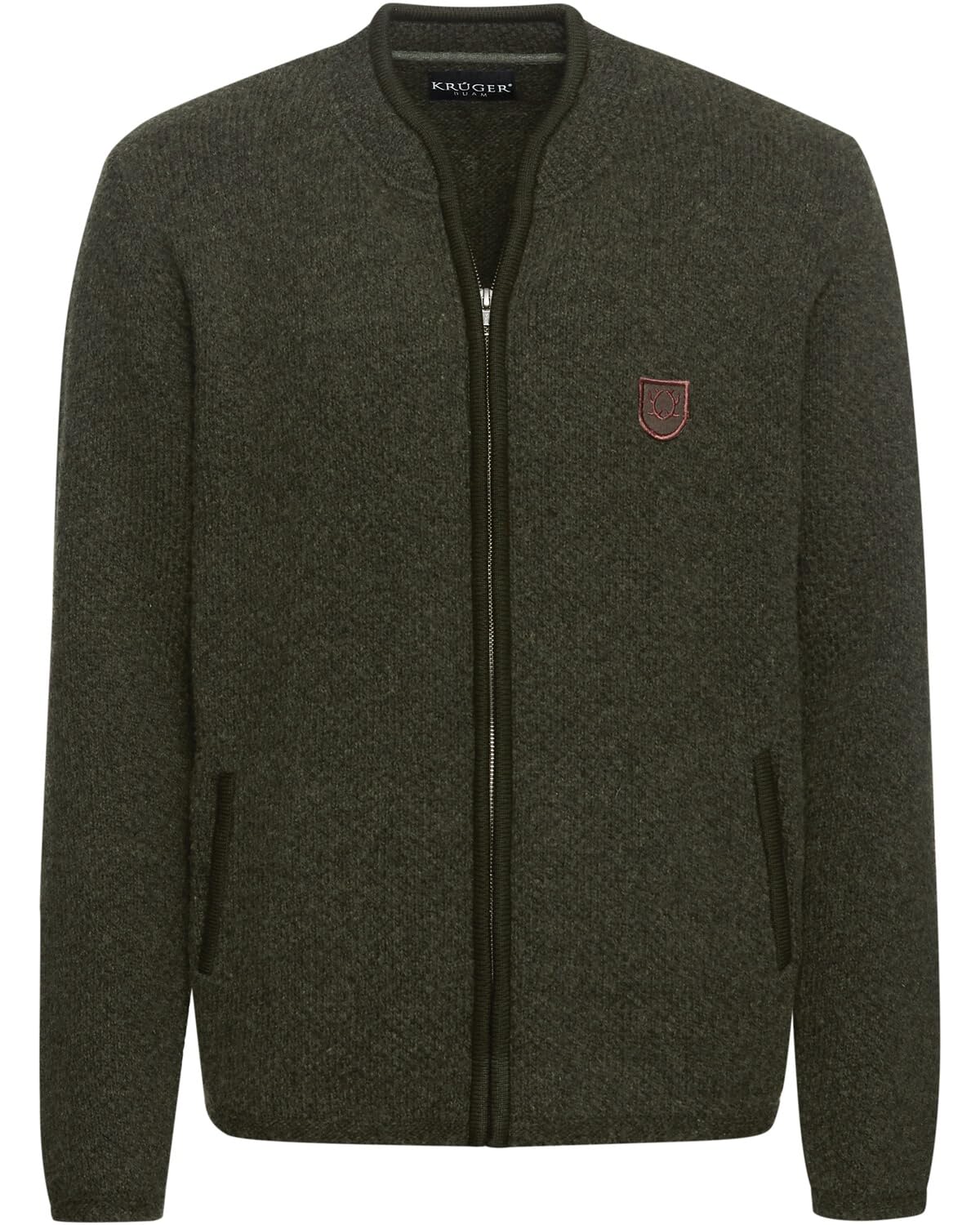 Krüger Herren Trachtenjacke lang, Modell: Strickjacke Malte, Langarm, Tracht, Volksfest