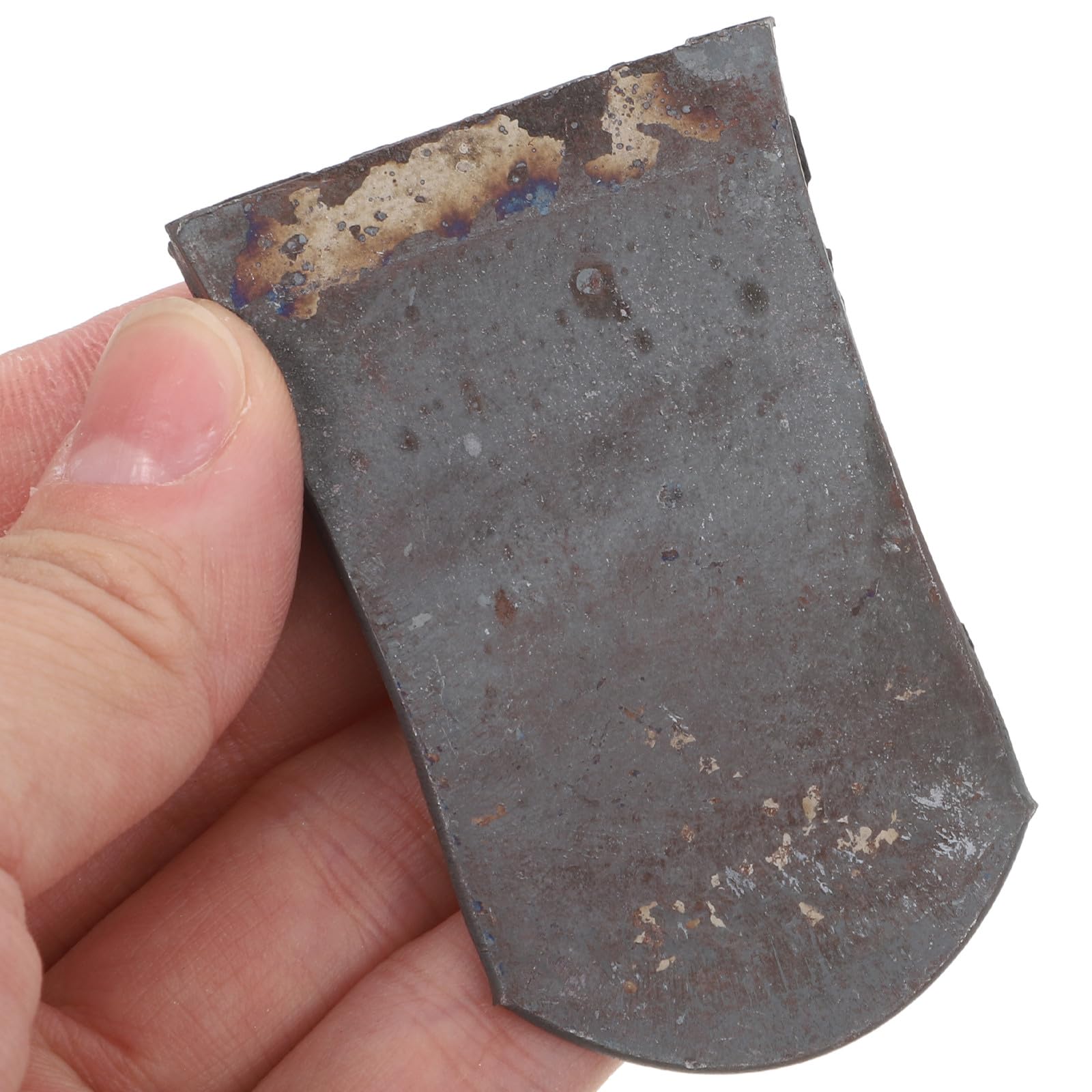 Piezas de Repuesto para Cabezal de Azada Manual Ojo Redondo | 6 Unidades, Hierro Negro, Grosor de 7, 3mm, Cuña de 2, 3x1, 5 Pulgadas para Mango