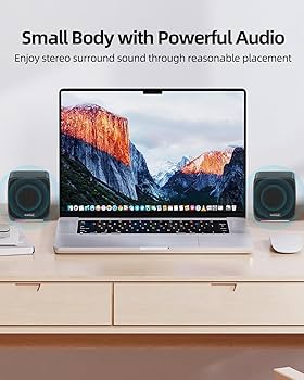 Amazon.co.jp: Uakinat コンピュータースピーカー、デスクトップ