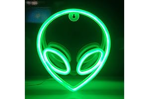 JYWJ Alien Neon Light: Illuminate Your Space with Eerie Extraterrestrial Glow