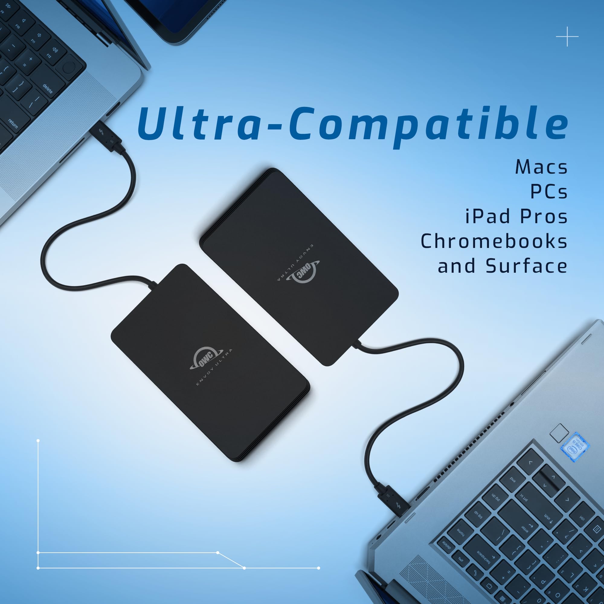 OWC Envoy Ultra Thunderbolt 5 2TB 外付けSSD OWC 2TB Envoy Ultra Thunderbolt 5 (80Gb/s) Portable NVMe SSD