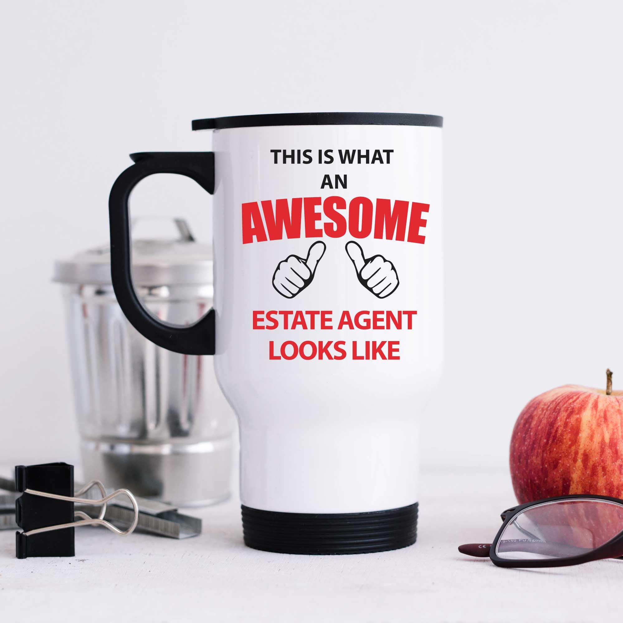 60 Second Makeover Limited Awesome Estate Agent Travel Mug