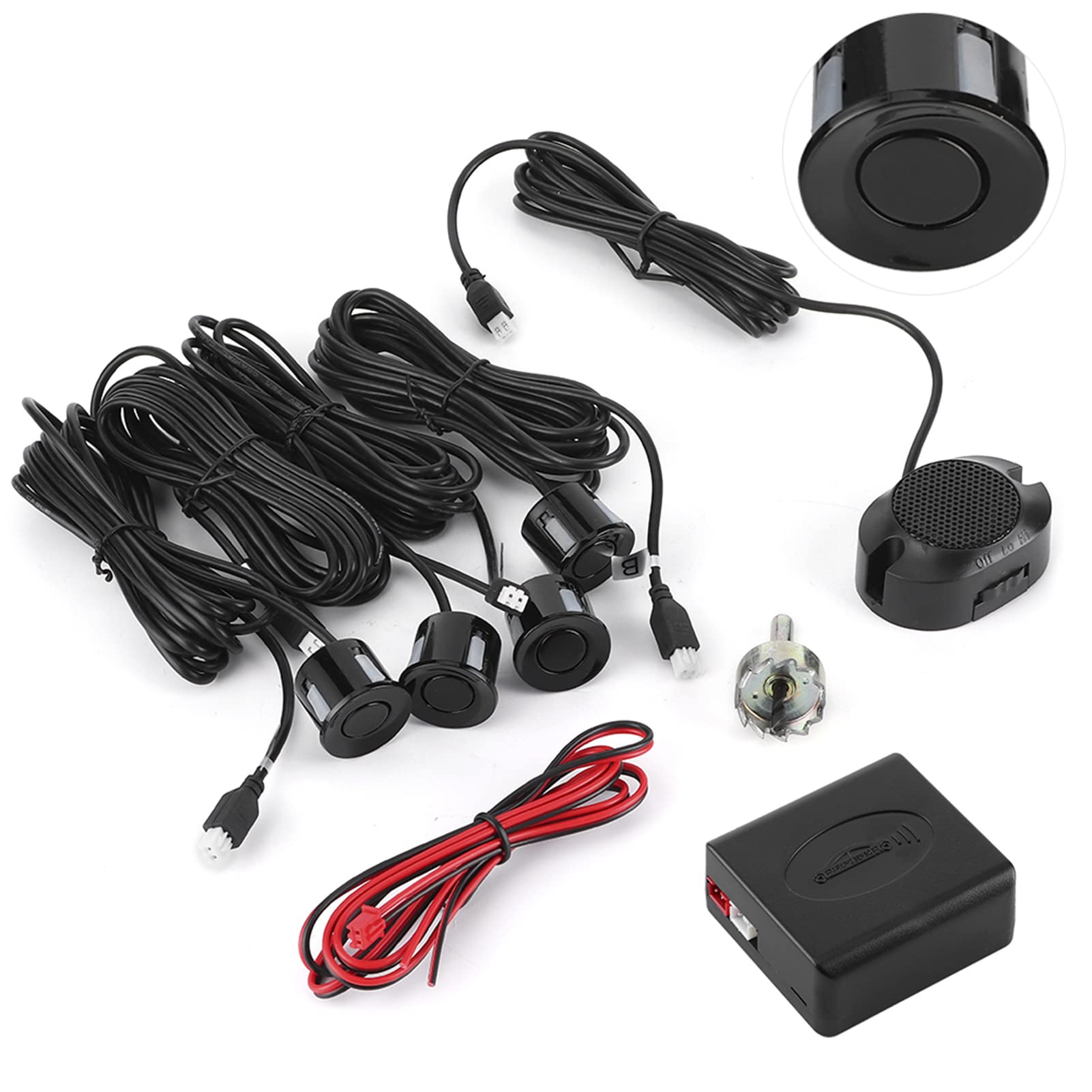 del Sensore di Parcheggio di Retromarcia per Auto, Kit di Aiuto per L'assistenza Alla Retromarcia del di Backup del Sensore di Parcheggio Dell'auto con Allarme