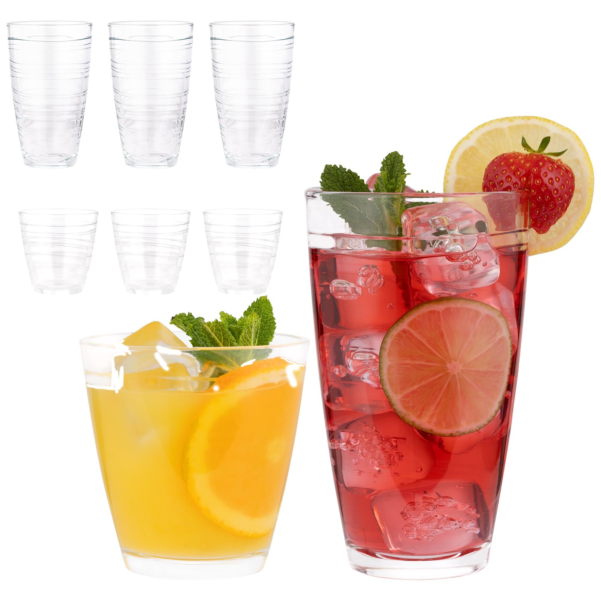 Ravenhead Essentials Swirl 8-Piece Tumbler Set