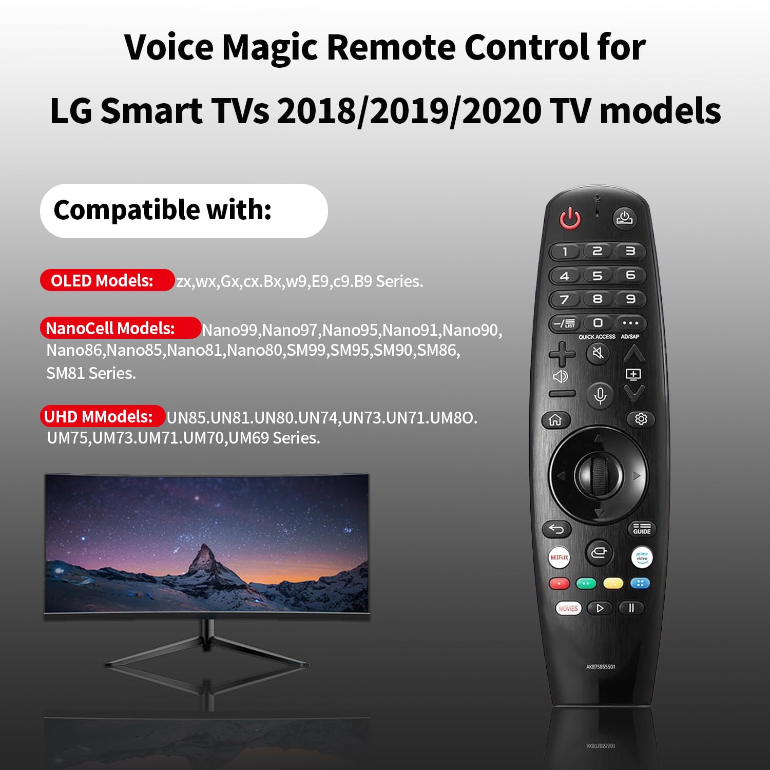 Amazon | LG スマートテレビ用マジックリモコン ボイスコントロール