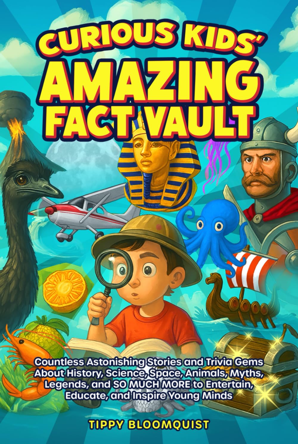 Curious Kids' Amazing Fact Vault: Countless Astonishing Stories and Trivia Gems About History, Science, Space, Animals, Myths, Legends, and SO MUCH MORE to Entertain, Educate, and Inspire Young Minds