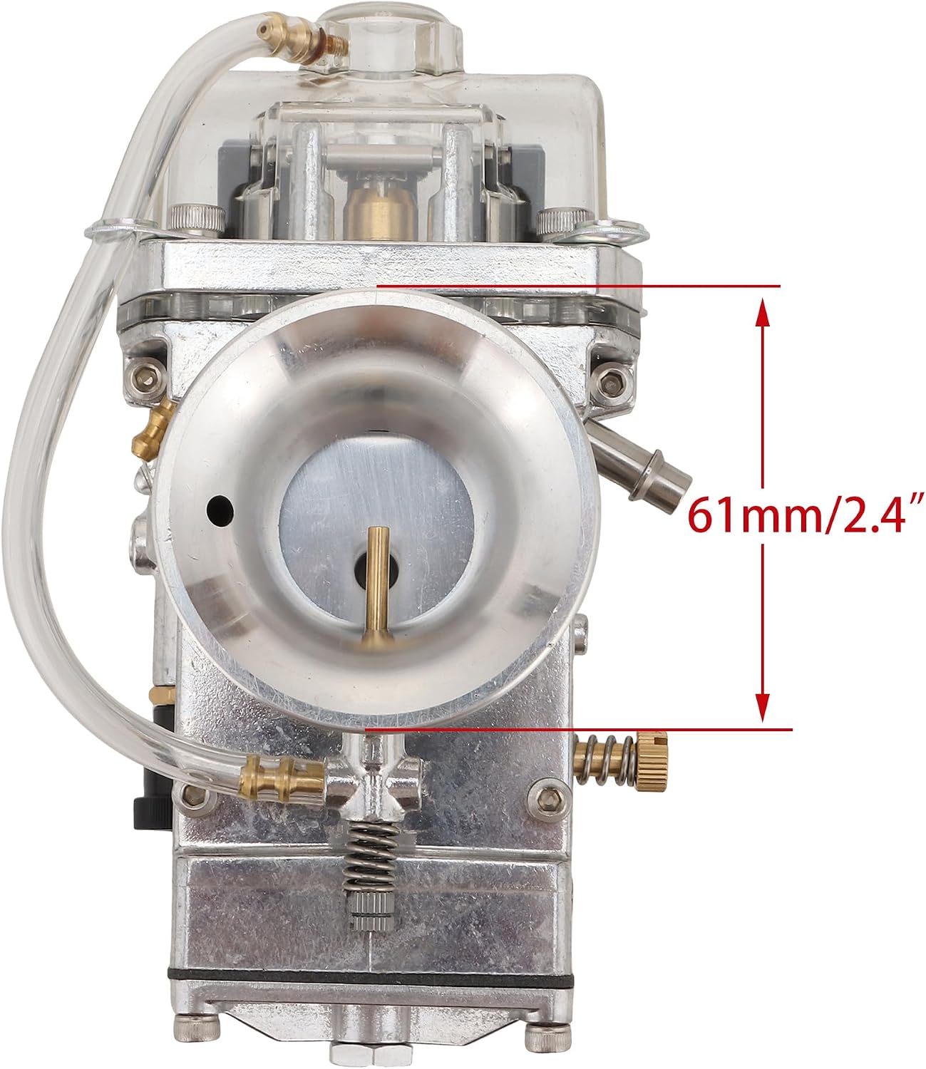 WOOSTAR 30mm Carburetor with Throttle Cable Replacement for YZ250F KX250F RMZ250 CRF250R CRF450R Lectron 2 Stroke Power Jet Carburetor 250cc 300cc 350cc 400cc 450cc Motorcycle