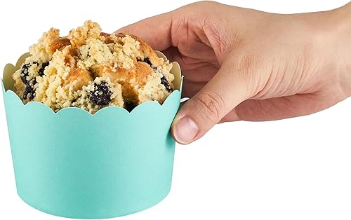 Miniatura 228 de Restaurantware Panificio Premium - Taza de papel Kraft de 10 onzas para hornear, tazas de papel para hornear, perfectas para magdalenas, cupcakes