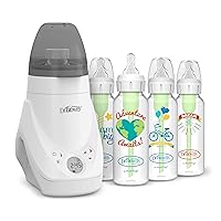 Vista 23 de Dr. Brown’s Deluxe Baby Bottle Warmer and Sterilizer For Bottles and Baby Food Jars with Anti-Colic Options+ Baby Bottles 4 oz Level 1 Slow Flow