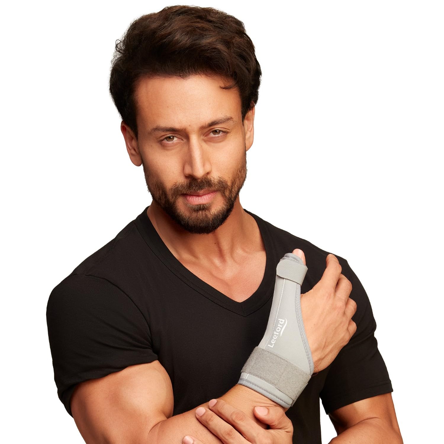 Sponsored Ad - Leeford Thumb Splint | Wrist band for pain relief | Right and left hand support | Wrist Support | Thumb Spica Splint | Universal Size - Grey