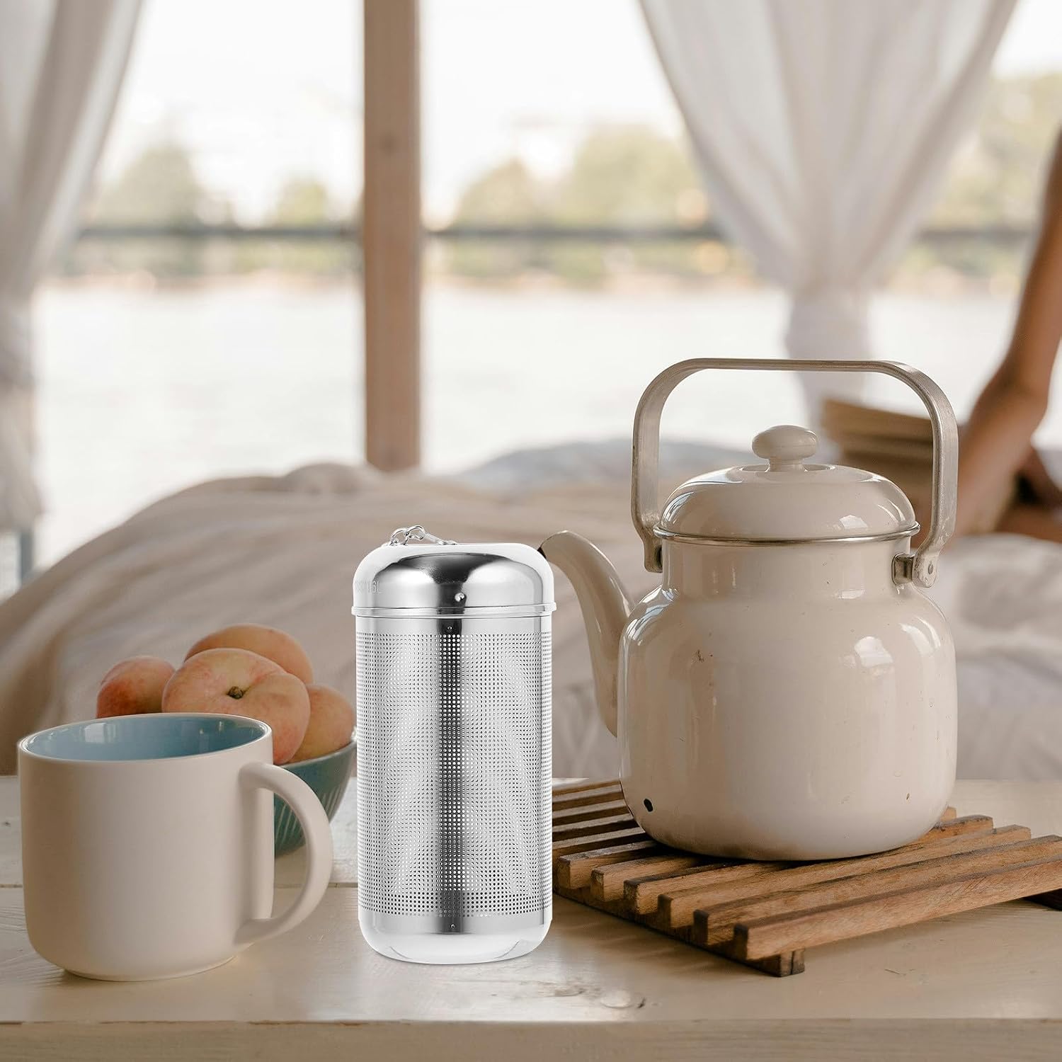 Tea Mesh Filter Stainless Steel Tea Leaf Strainer Multi-use image 5