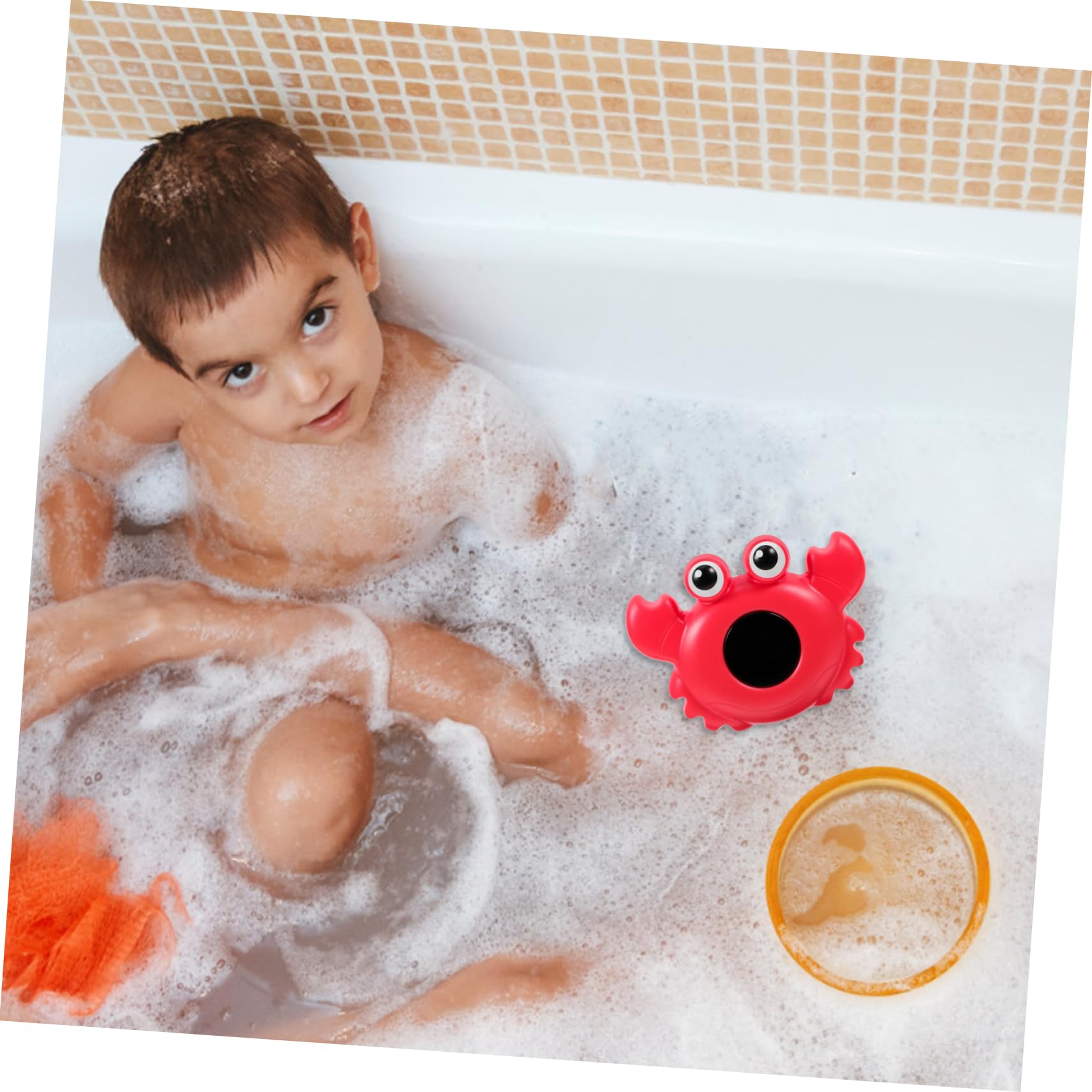 UPKOCH 4 Pezzi Giocattoli da Bagno per Neonati con Temperatura Piscina Digitale per Il Bagno dei Bambini