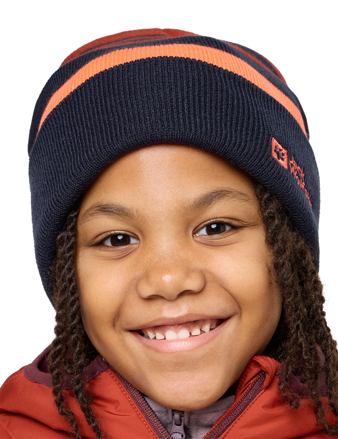 Jack Wolfskin Stripy Knit Beanie K Beret dziecięcy