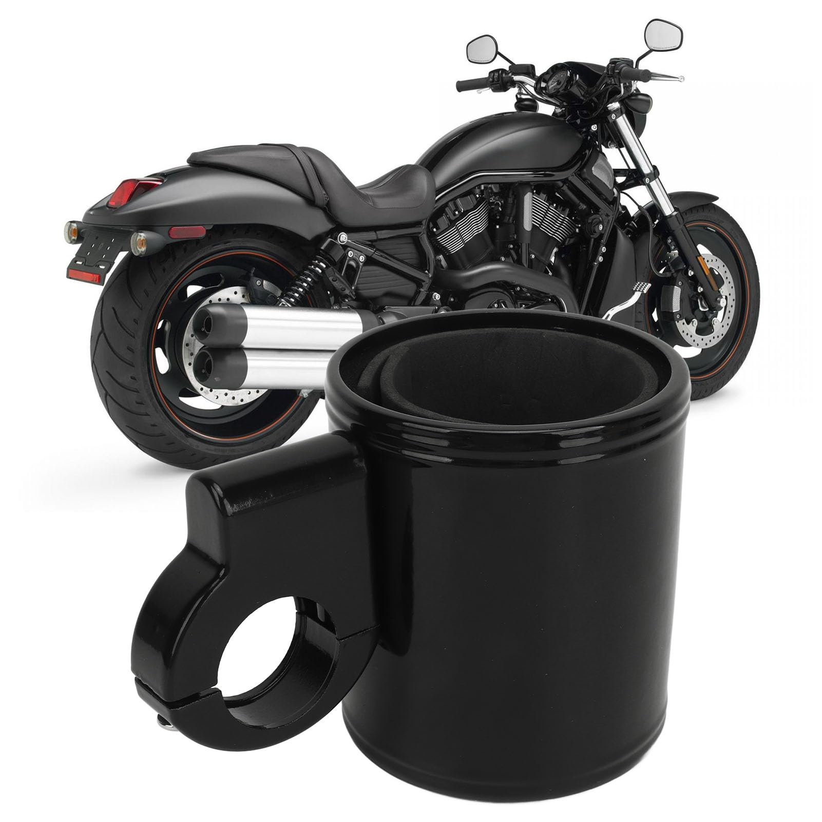 Porte-gobelet de Guidon de Moto en Alliage D'aluminium, Porte-boissons Réglable, Tasses de Bouteille D'eau, Support de Guidon pour ATV,autre