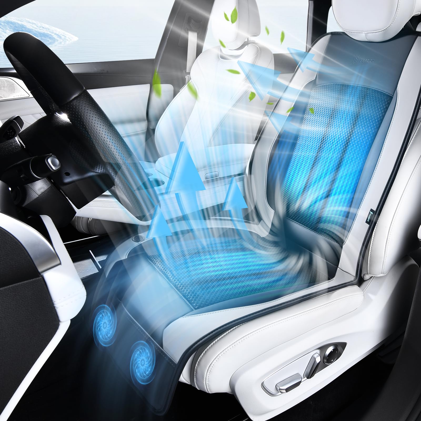 FLORICH dual turbo fan cooling seat cover