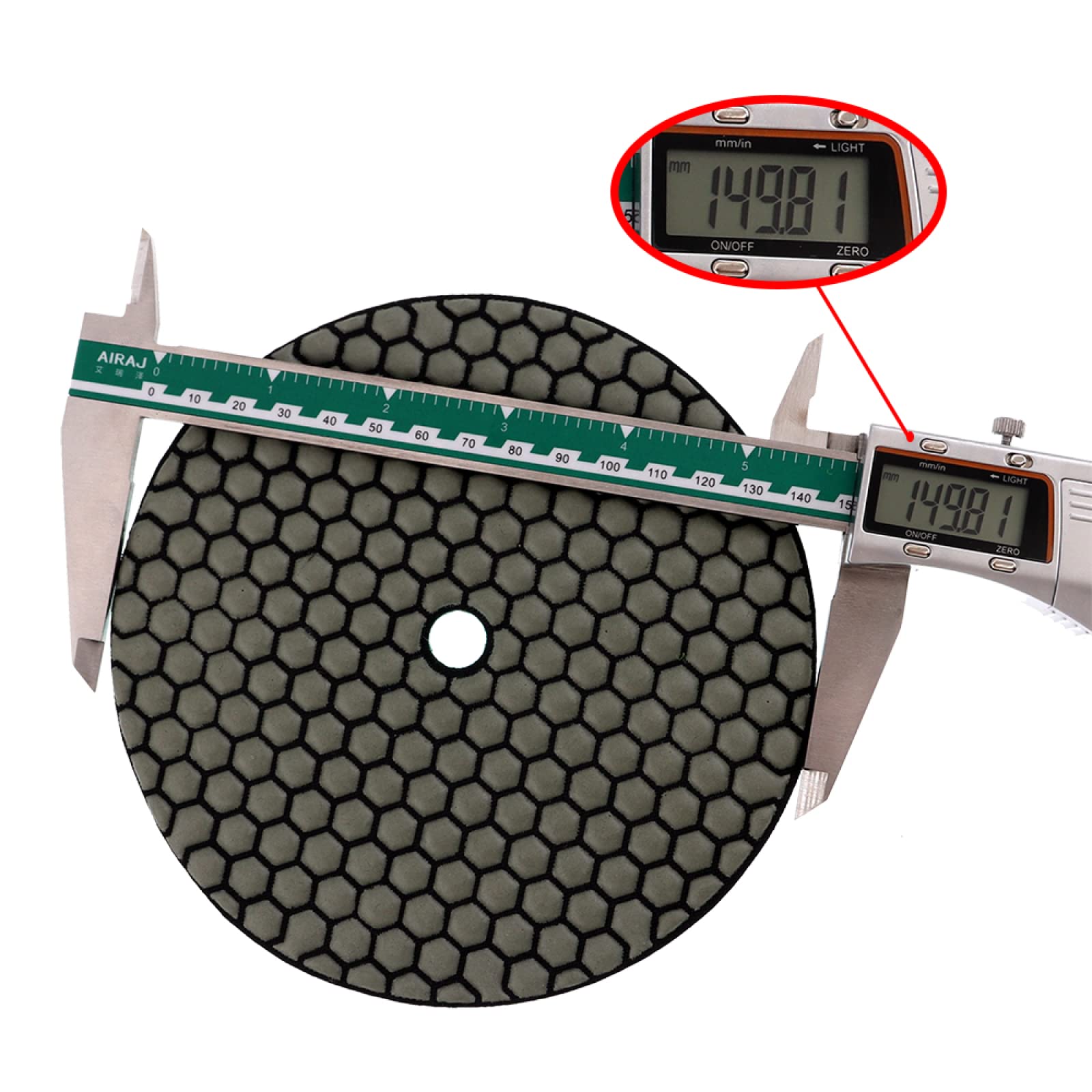 7 Unidades/juego De Almohadillas De Pulido En Seco De 6 Pulgadas, Almohadillas De Pulido De Diamante Flexibles Afiladas De 150mm Para Granito, Mármol, Piedra, Disco De Lijado De Hormigón,800